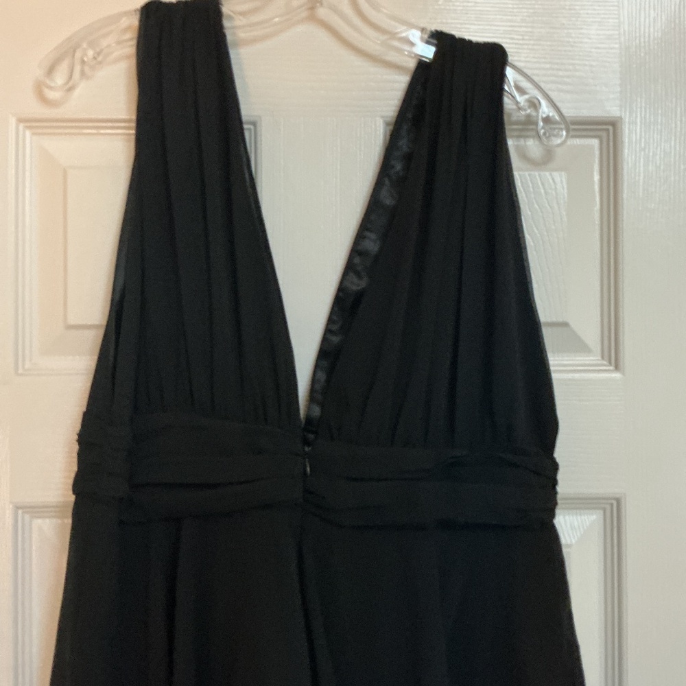 NWT LuLu’s Black Tiered Evening Dress XL - Picture 3 of 7